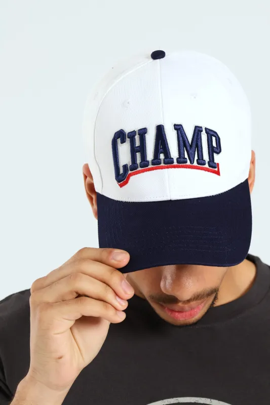 Champ Embroidered Cap - White sold by Edgars