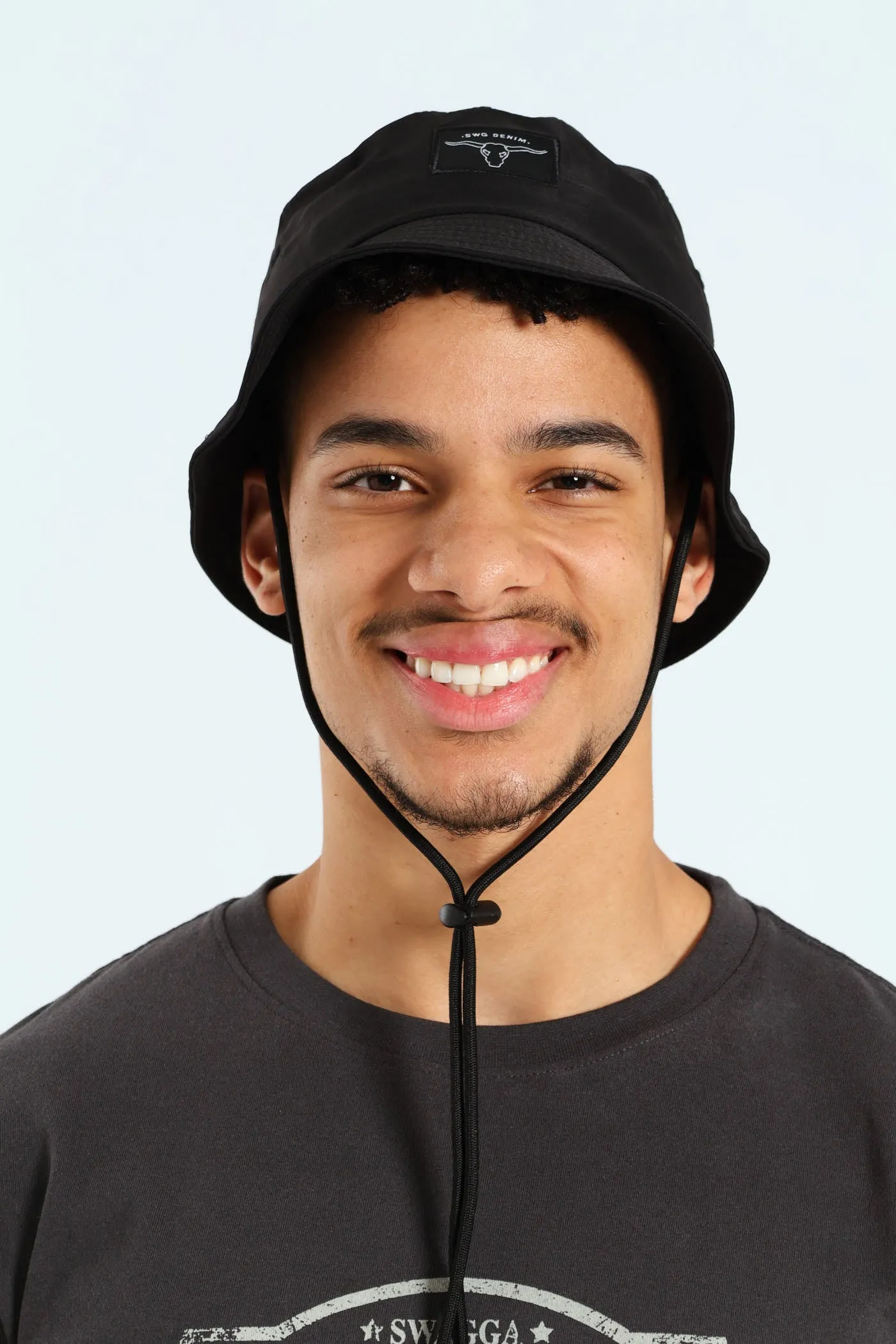Bull Front Badge Bucket Hat - Black sold by Edgars product image thumbnail 3