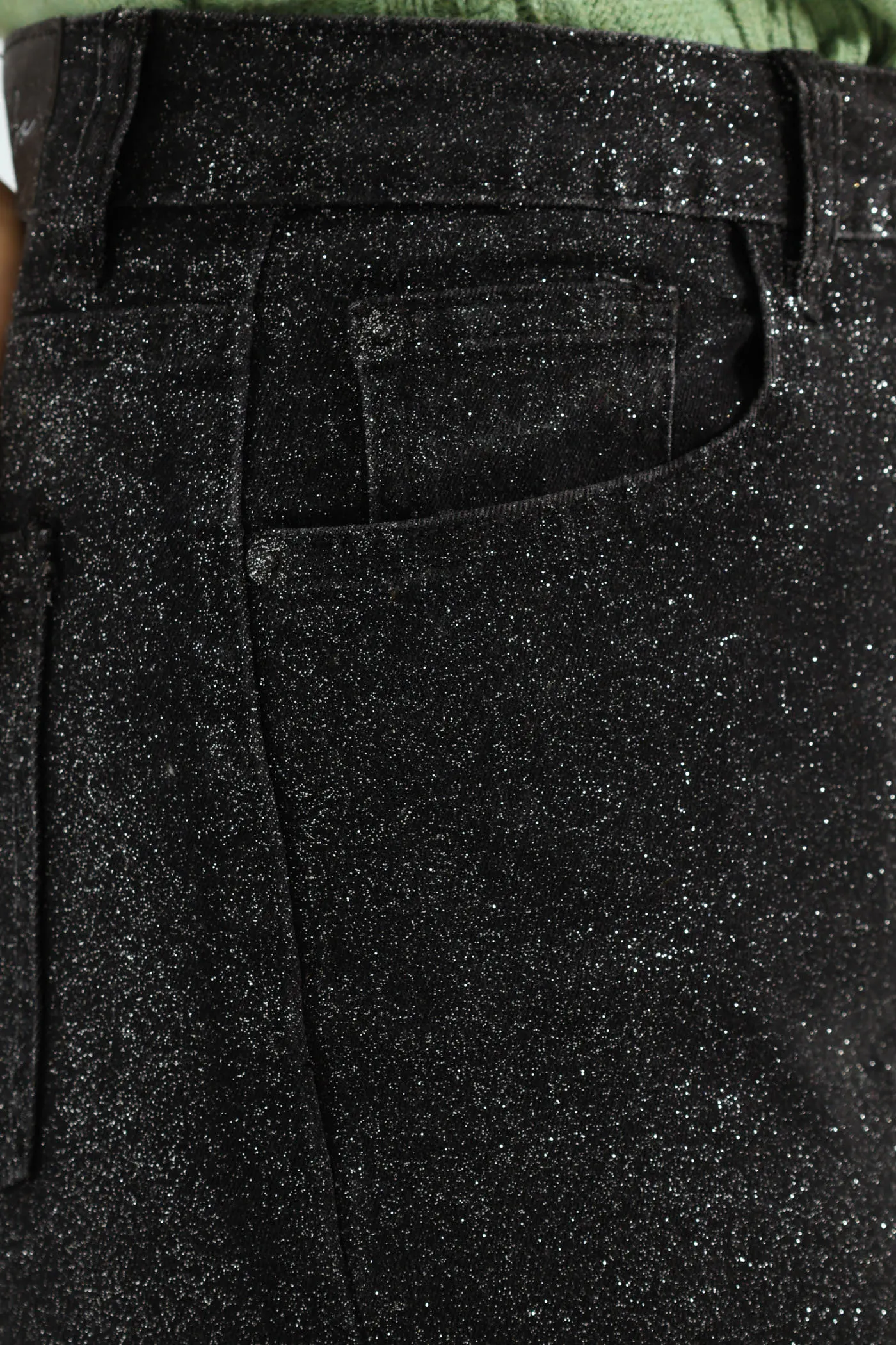 Glitter Wide Leg Jean - Black sold by Edgars product image thumbnail 4