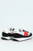 Foam Wedge Lace Up Sneaker - White/Black sold by Edgars 