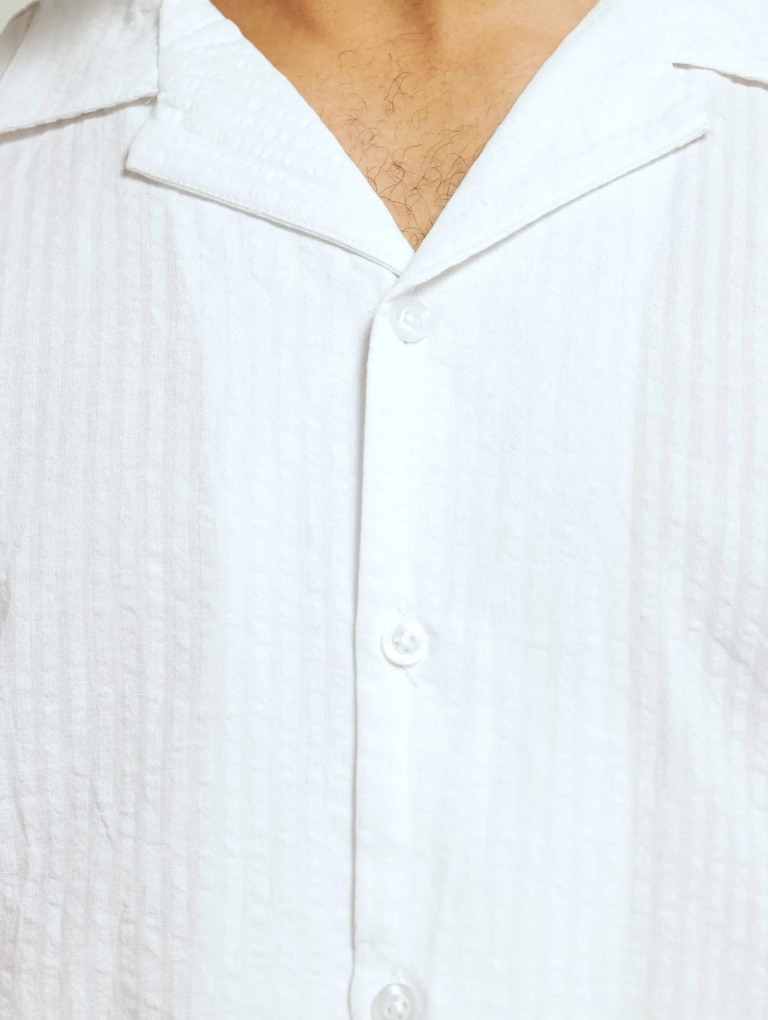 Seersucker Shirt - White sold by Edgars product image thumbnail 3