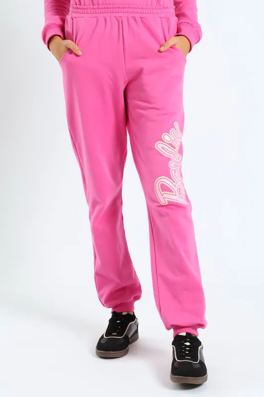 Girls Goals Fleece Jogger - Cerise sold by Edgars