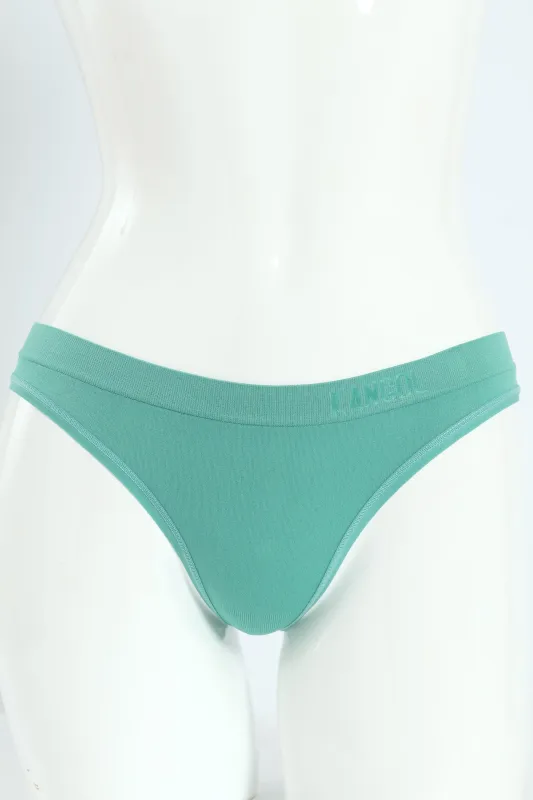 3 Pack Plain Seamless Thong - Jade/Nude/Charcoal sold by Edgars