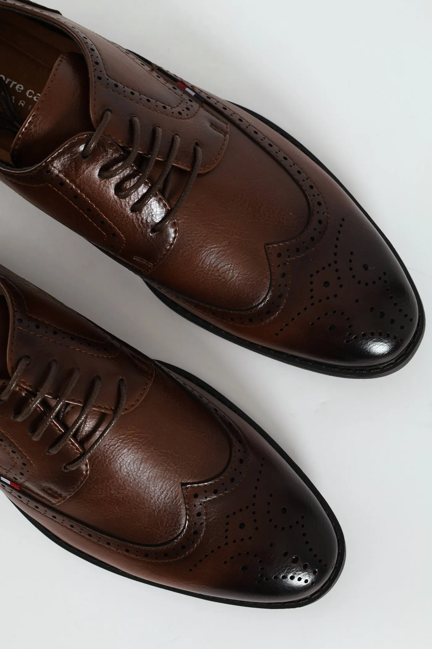 Brogue Detail Lace Up Shoe - Tan sold by Edgars product image thumbnail 2