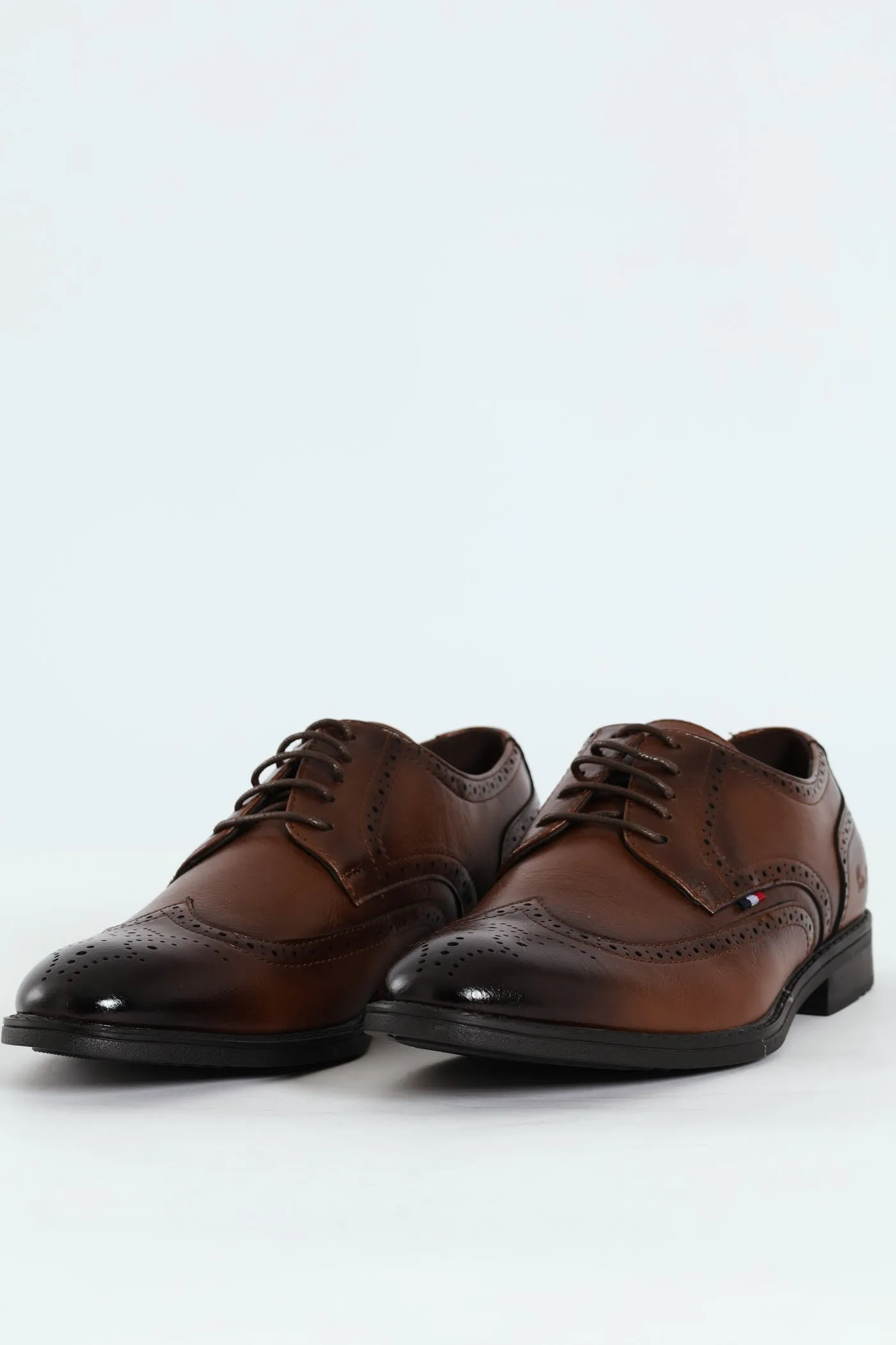 Brogue Detail Lace Up Shoe - Tan sold by Edgars product image thumbnail 3