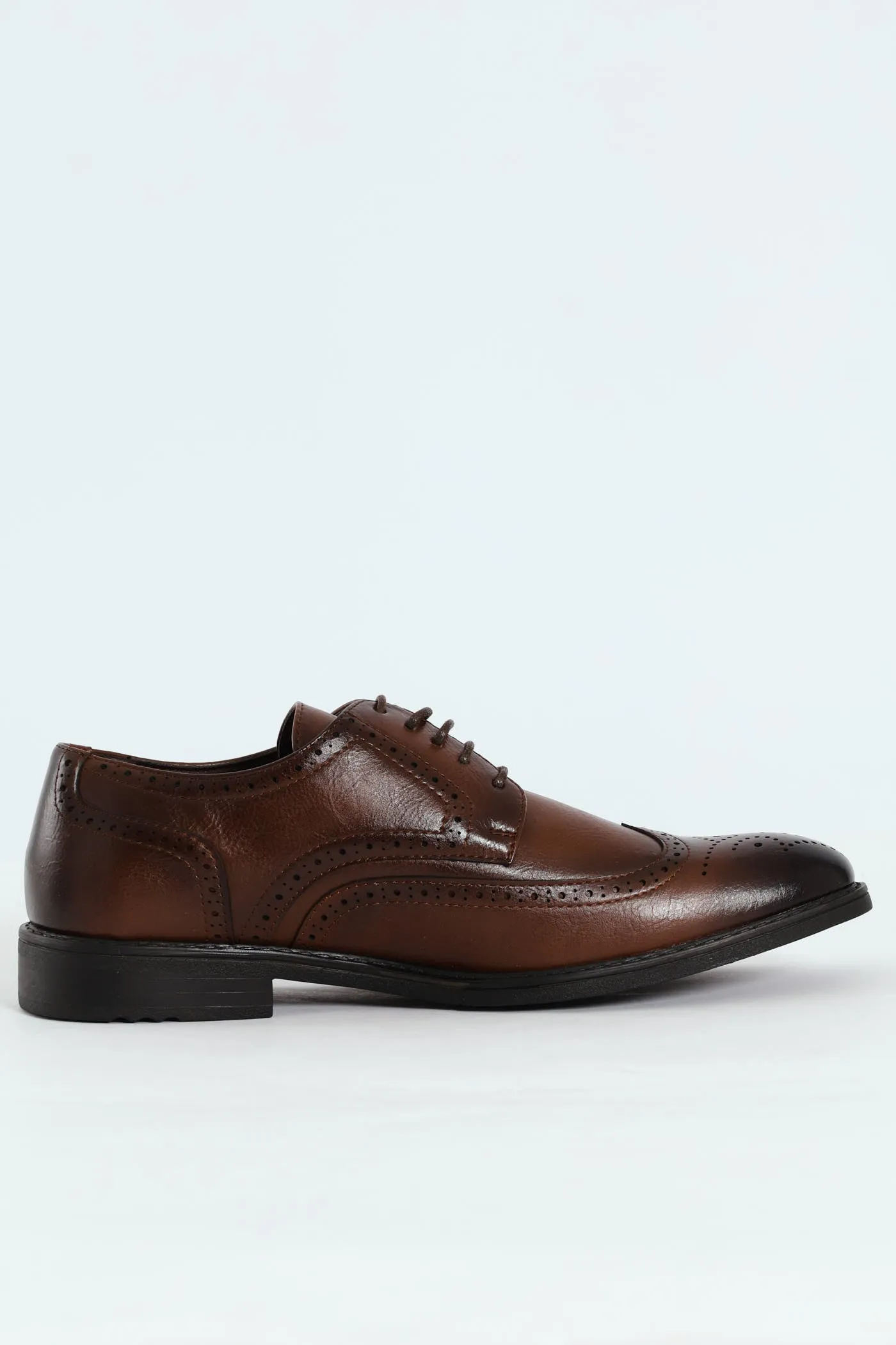 Brogue Detail Lace Up Shoe - Tan sold by Edgars product image thumbnail 5