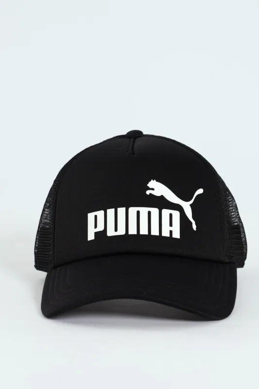 Essential No.1 Logo Trucker Cap - Black sold by Edgars