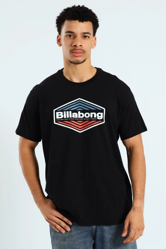 Short Sleeve Walled Tee - Black sold by Edgars