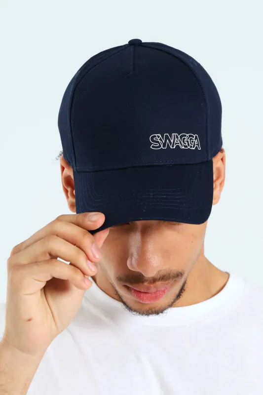 Rubber Print Cap - Navy sold by Edgars