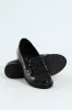 Apron Tassled Patent Loafer - Black sold by Edgars