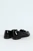 Apron Tassled Patent Loafer - Black sold by Edgars