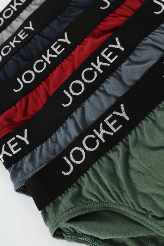5 Pack Value Skant Briefs - Grey/Green/Red/Black/Multi sold by Edgars