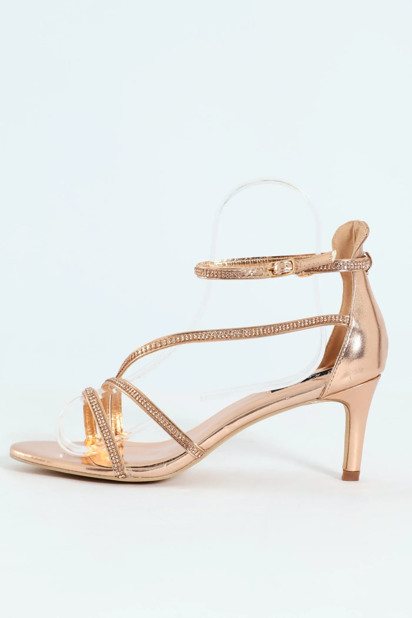 Diamante Multistrap Occasion Heel - Rose Gold sold by Edgars product image thumbnail 3
