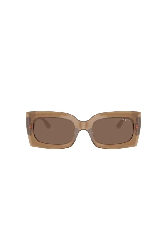 Opal Brown Sunglasses Size 5 - Beige made by Vogue