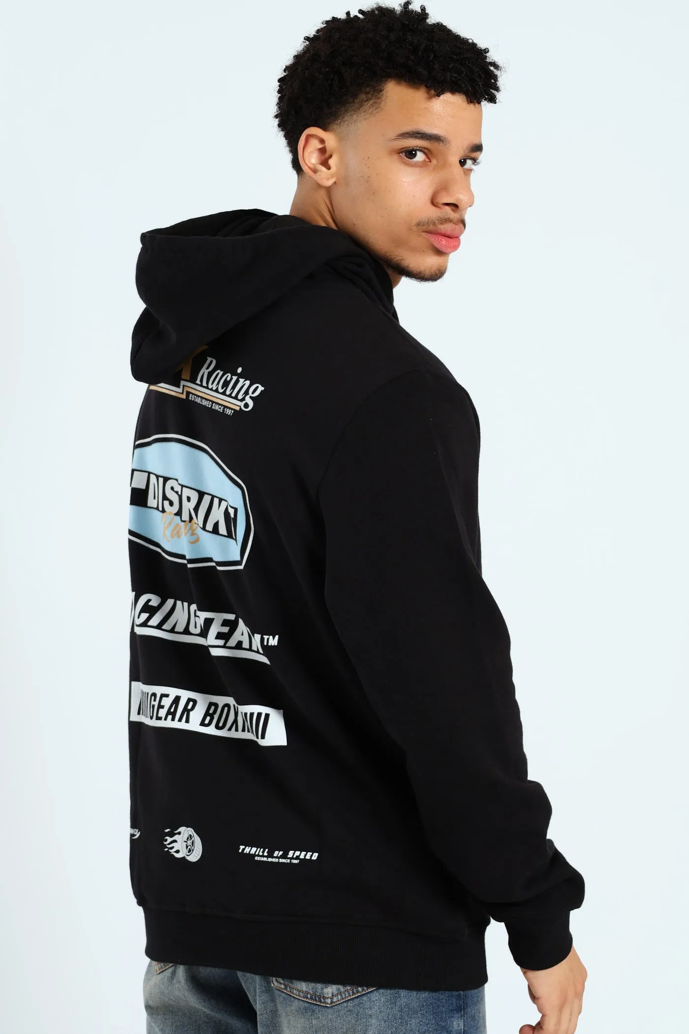 Racing Hoody - Black sold by Edgars product image thumbnail 4