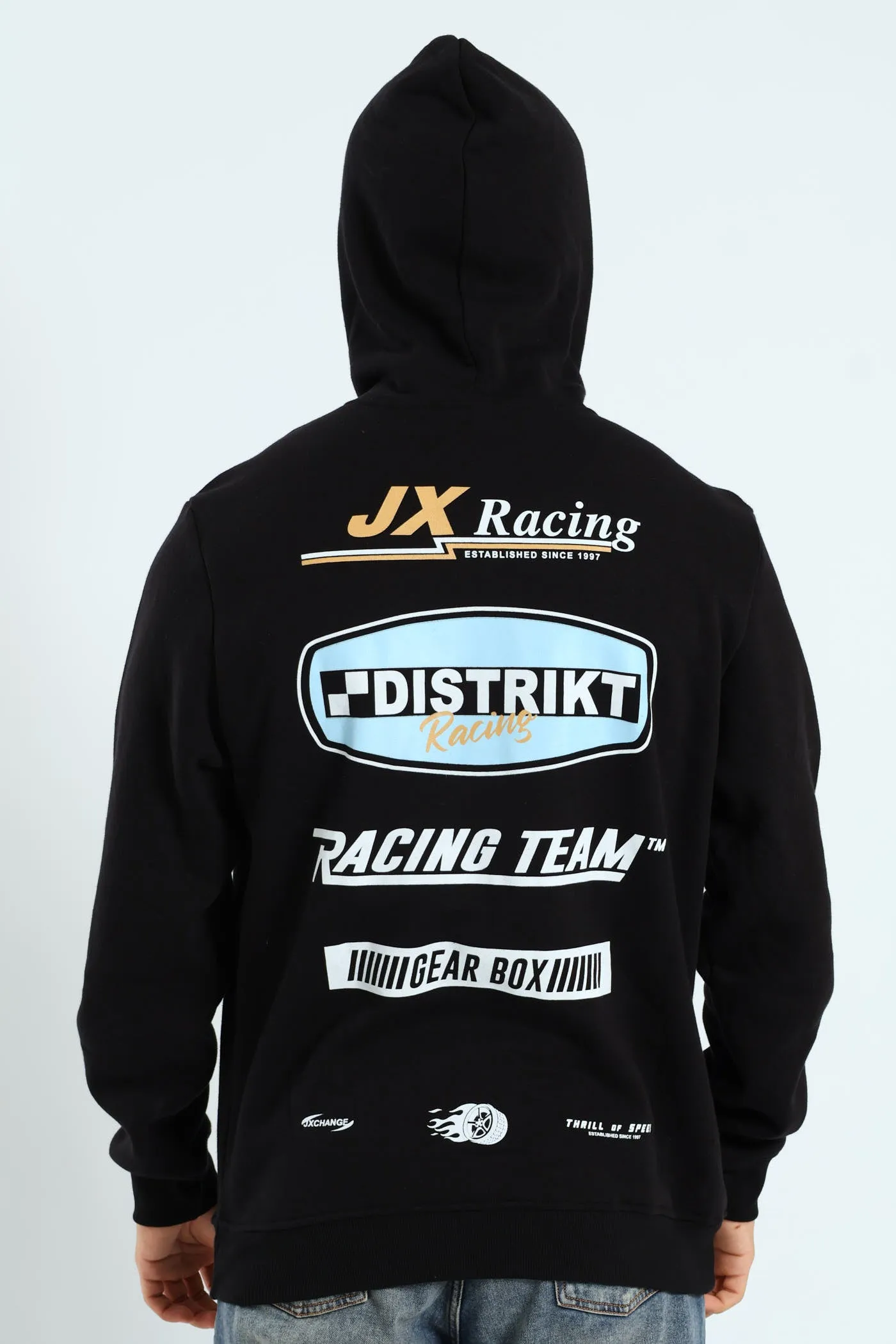 Racing Hoody - Black sold by Edgars product image thumbnail 2