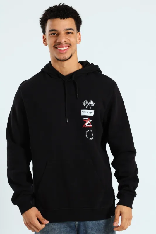 Racing Hoody - Black sold by Edgars