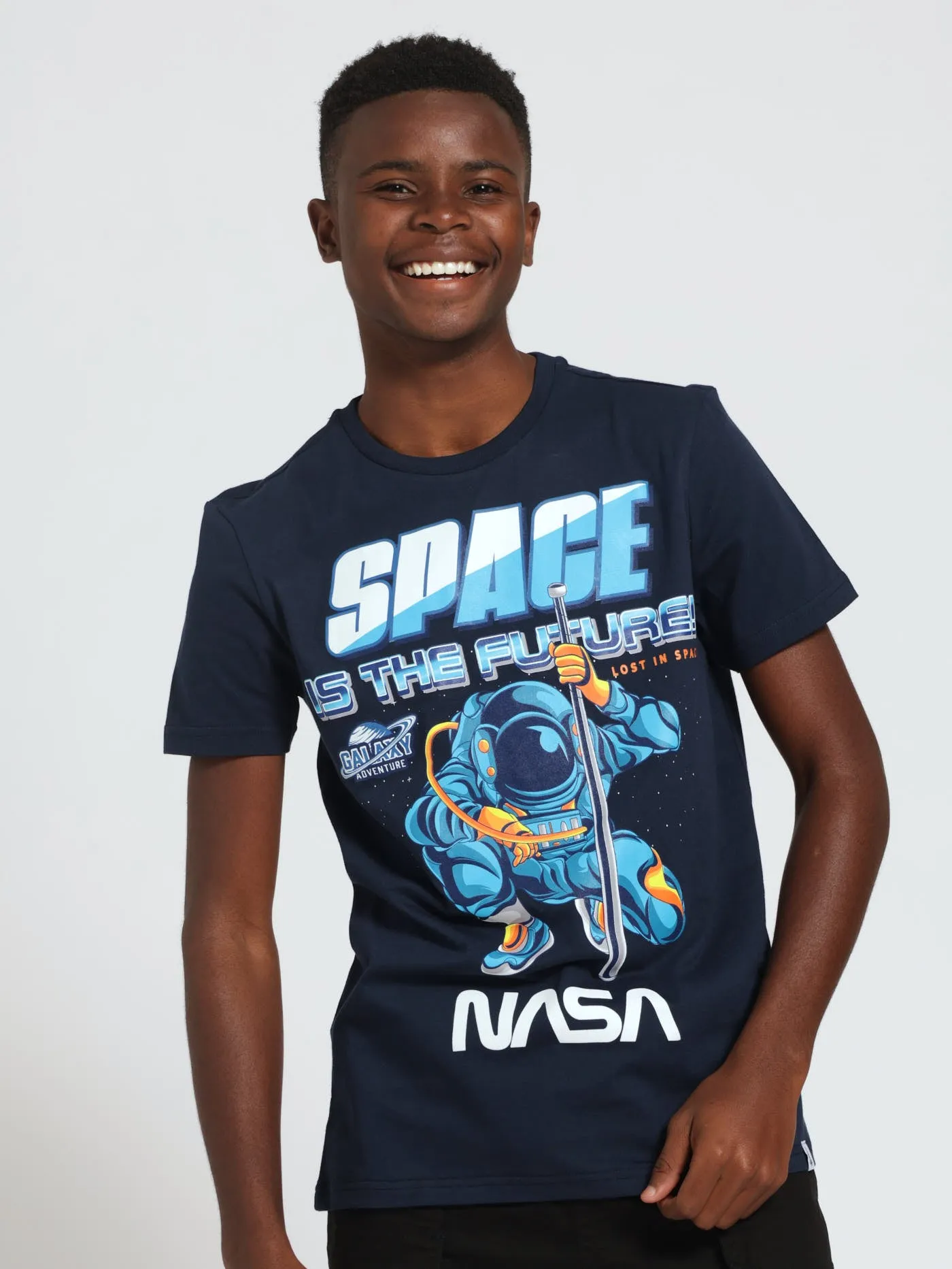 Boys Nasa Space Tee - Navy sold by Edgars