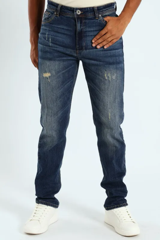 Skinny Leg Denim - Dark Wash sold by Edgars