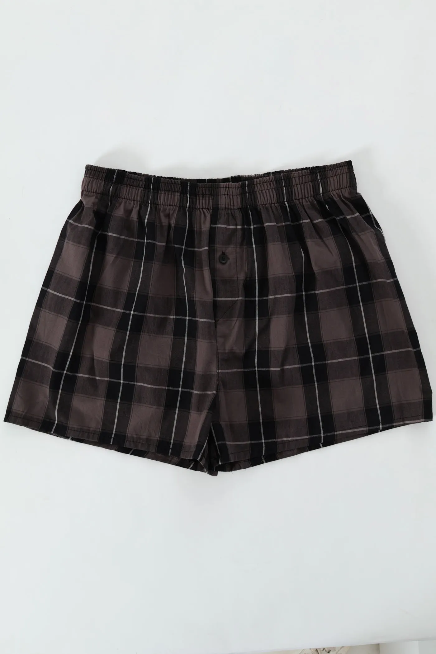Single Fashion Woven Boxer - Black sold by Edgars