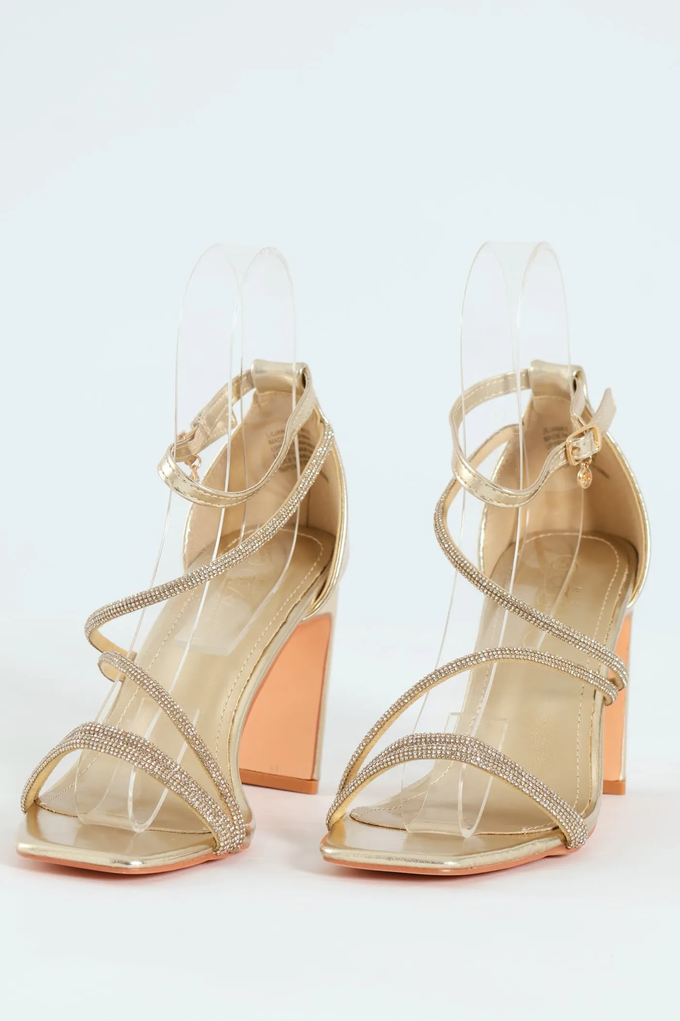 Liliana 2 Multi Strap Block Heel - Gold sold by Edgars product image thumbnail 2