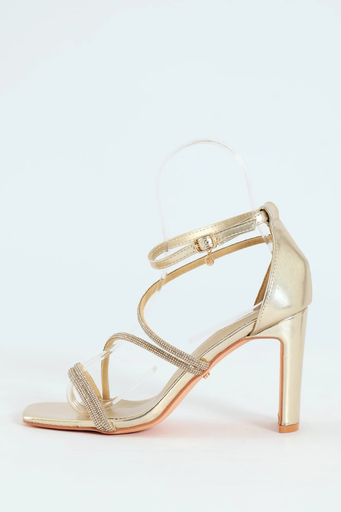 Liliana 2 Multi Strap Block Heel - Gold sold by Edgars product image thumbnail 5