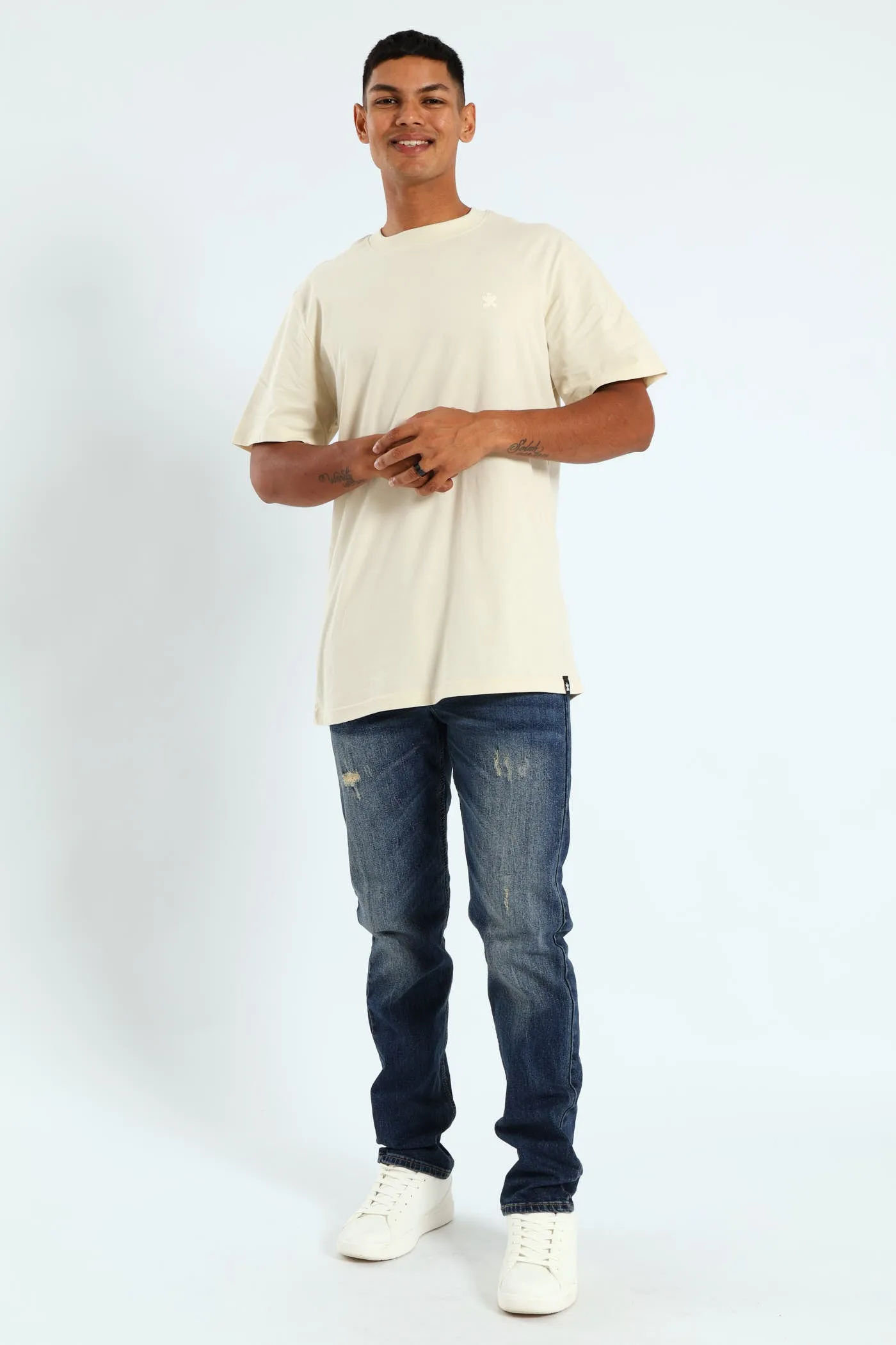 Basic Crew Tee - Light Stone sold by Edgars product image thumbnail 5