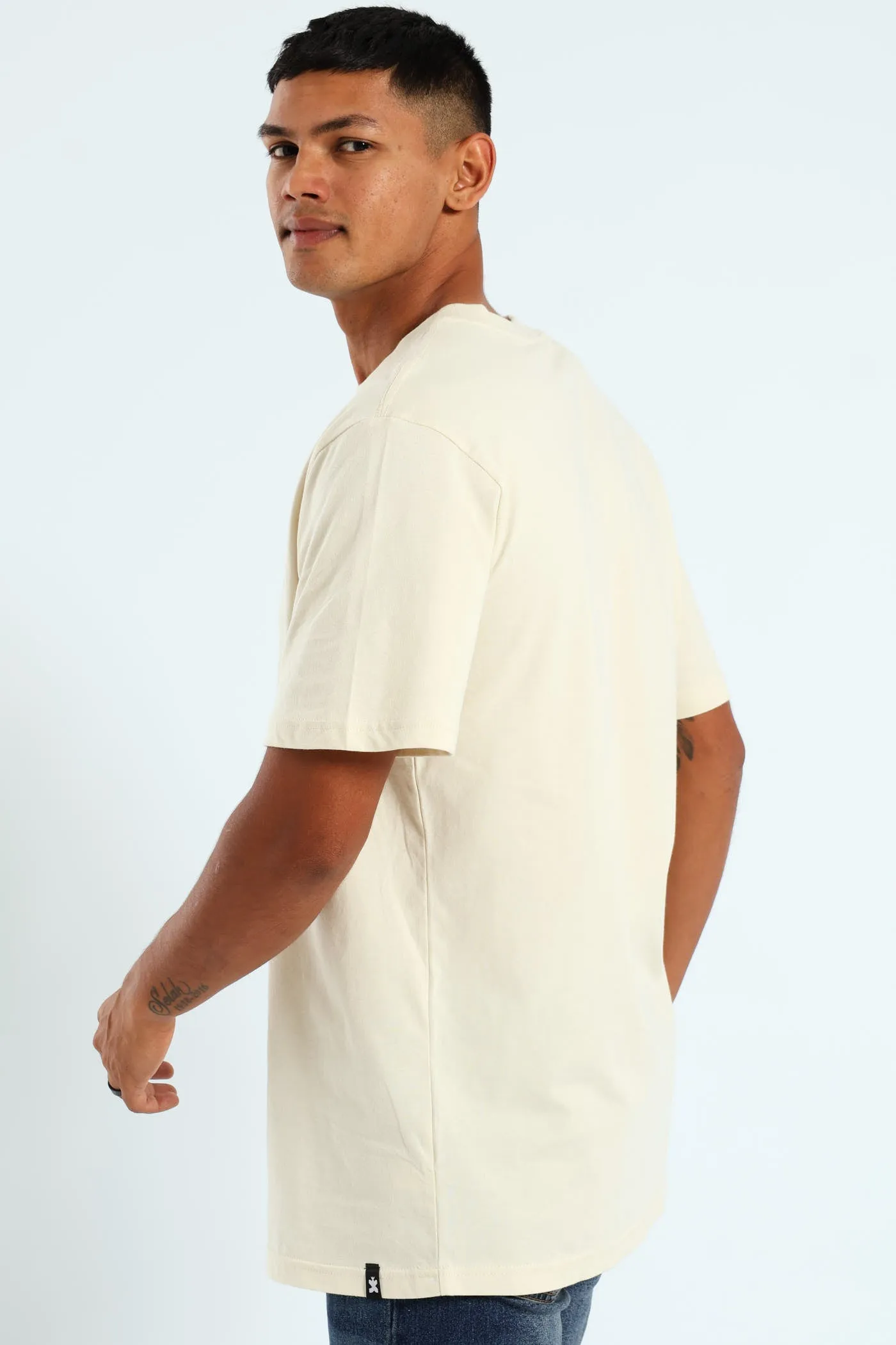 Basic Crew Tee - Light Stone sold by Edgars product image thumbnail 2