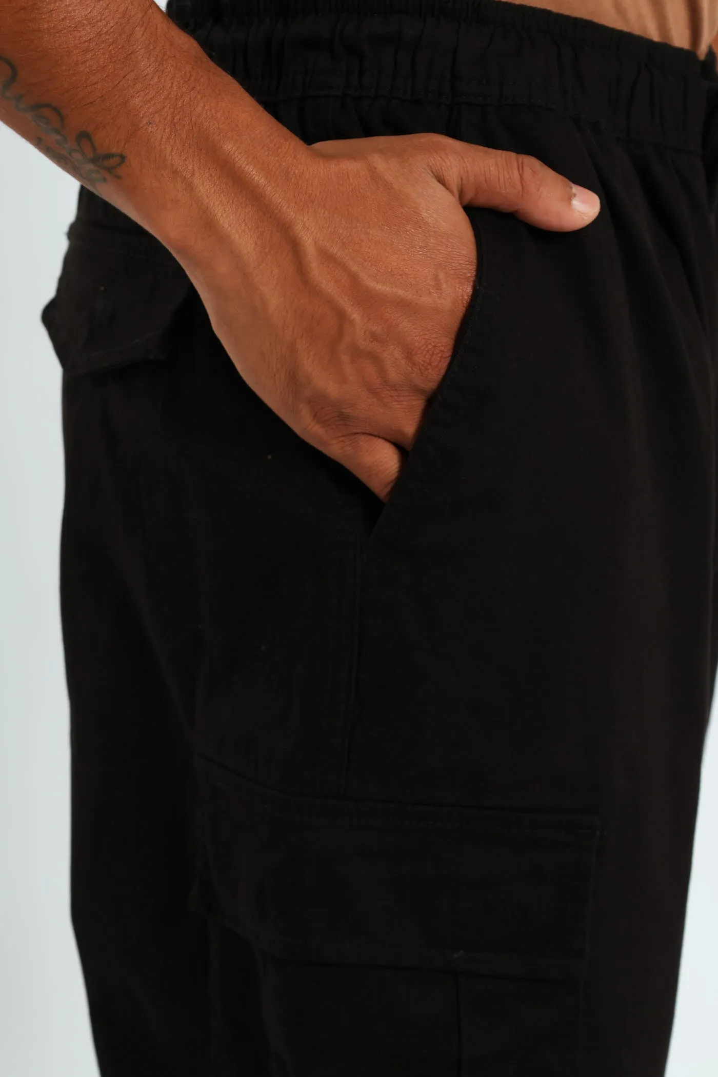 Basic Cargo Trousers - Black sold by Edgars product image thumbnail 2