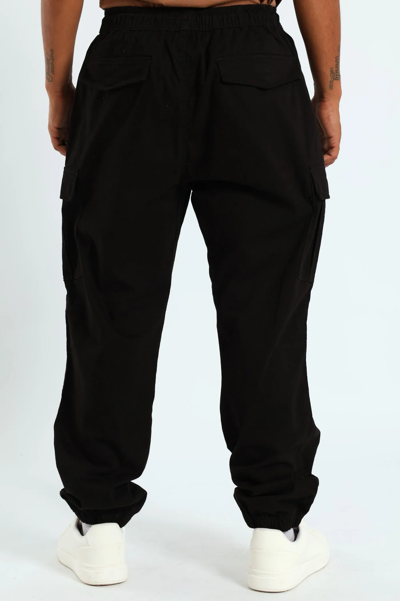 Basic Cargo Trousers - Black sold by Edgars product image thumbnail 4