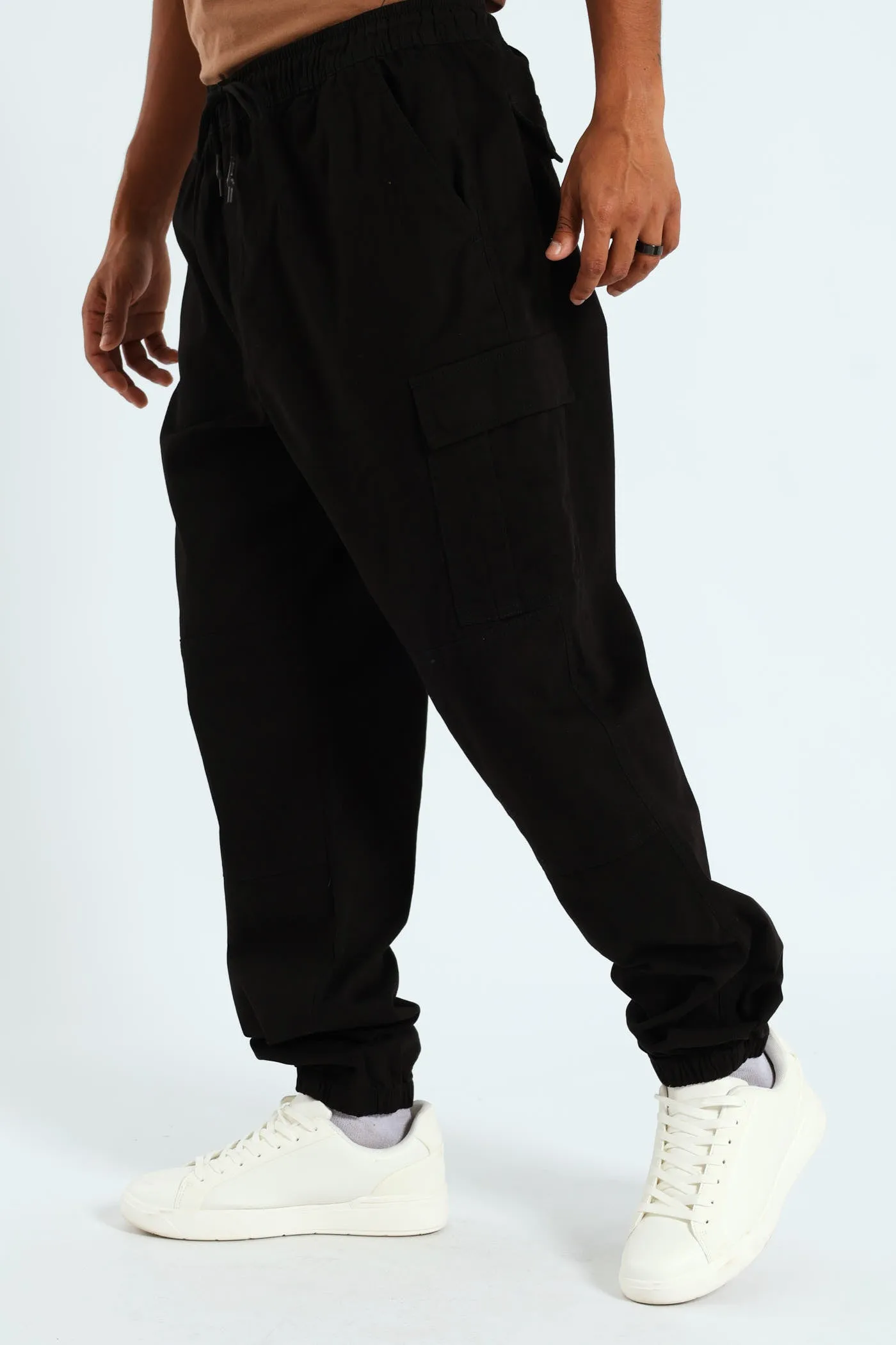 Basic Cargo Trousers - Black sold by Edgars product image thumbnail 3