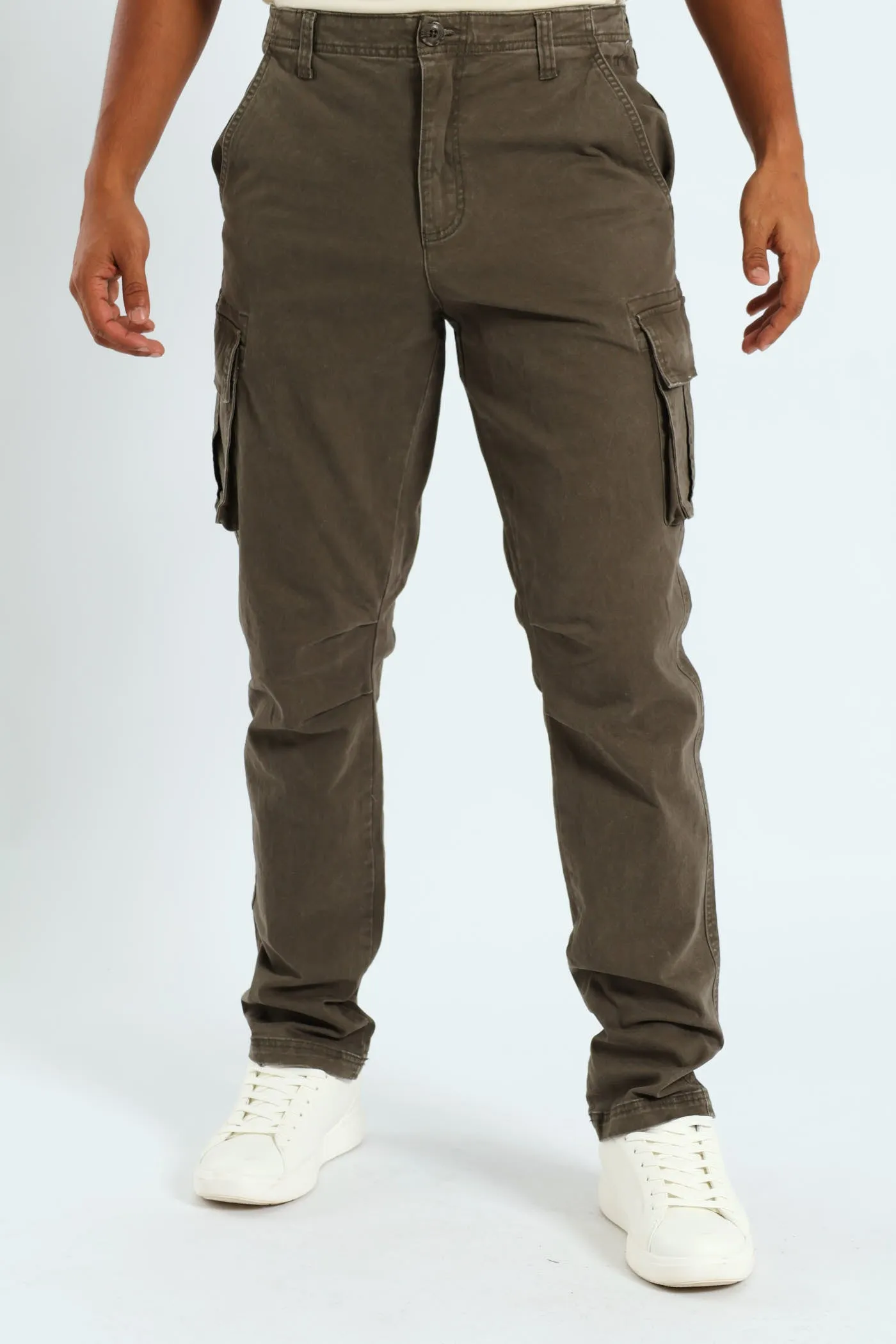 Cargo Bellows Pant - Fatigue sold by Edgars