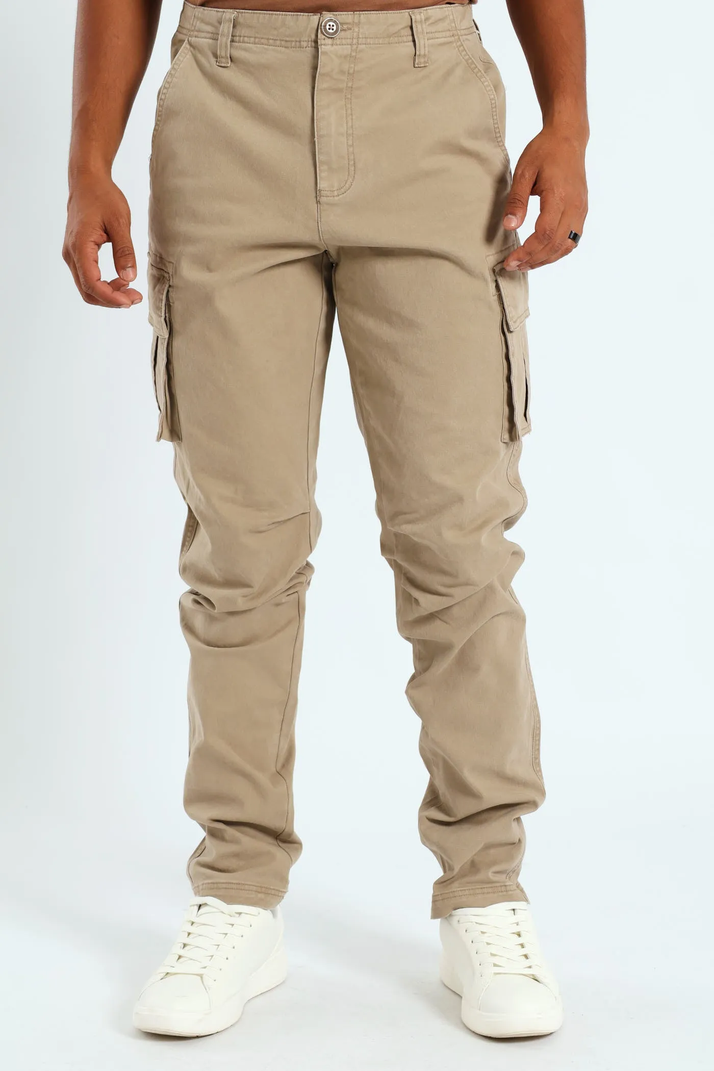 Cargo Bellows Pant - Stone sold by Edgars