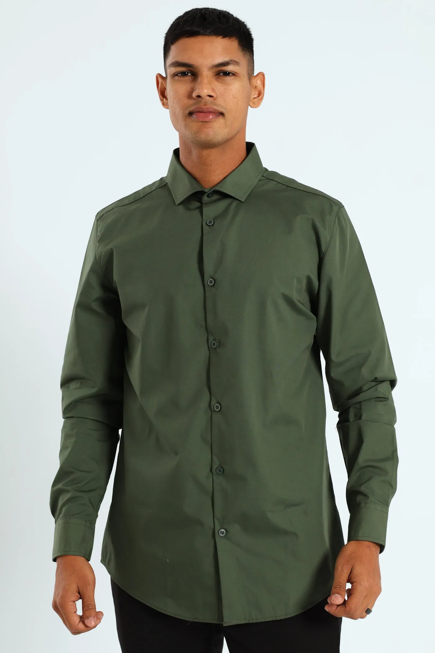 Easy Care Long Sleeve Shirt - Fatigue sold by Edgars product image thumbnail 3