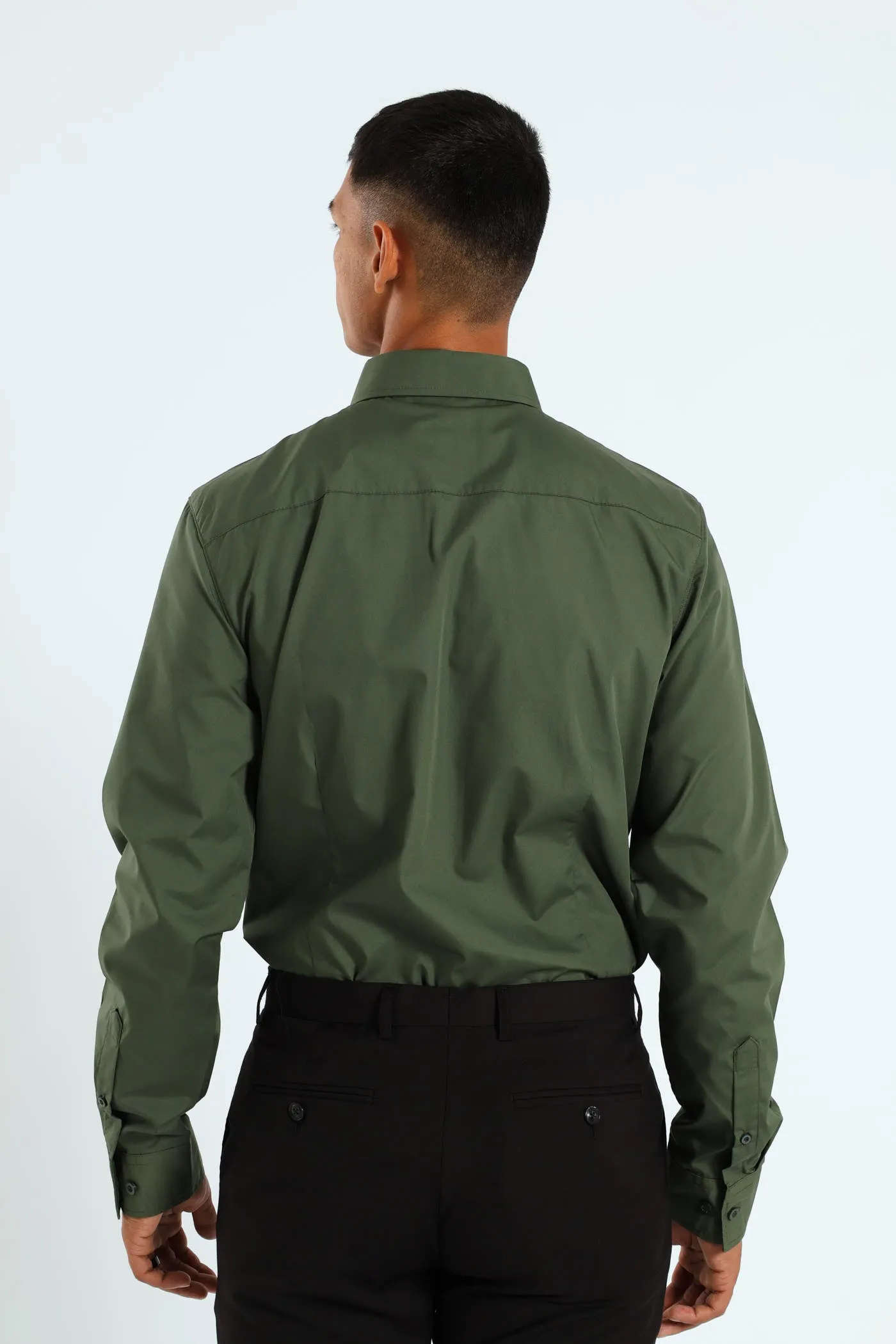 Easy Care Long Sleeve Shirt - Fatigue sold by Edgars product image thumbnail 5
