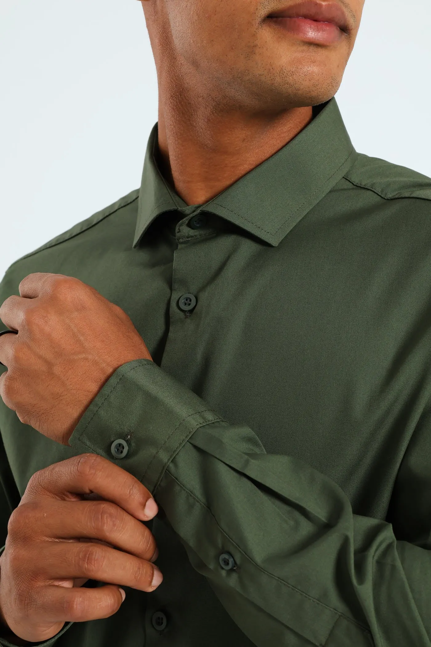 Easy Care Long Sleeve Shirt - Fatigue sold by Edgars product image thumbnail 2