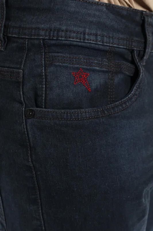 Cormac Slim Denim - Steel Blue sold by Edgars