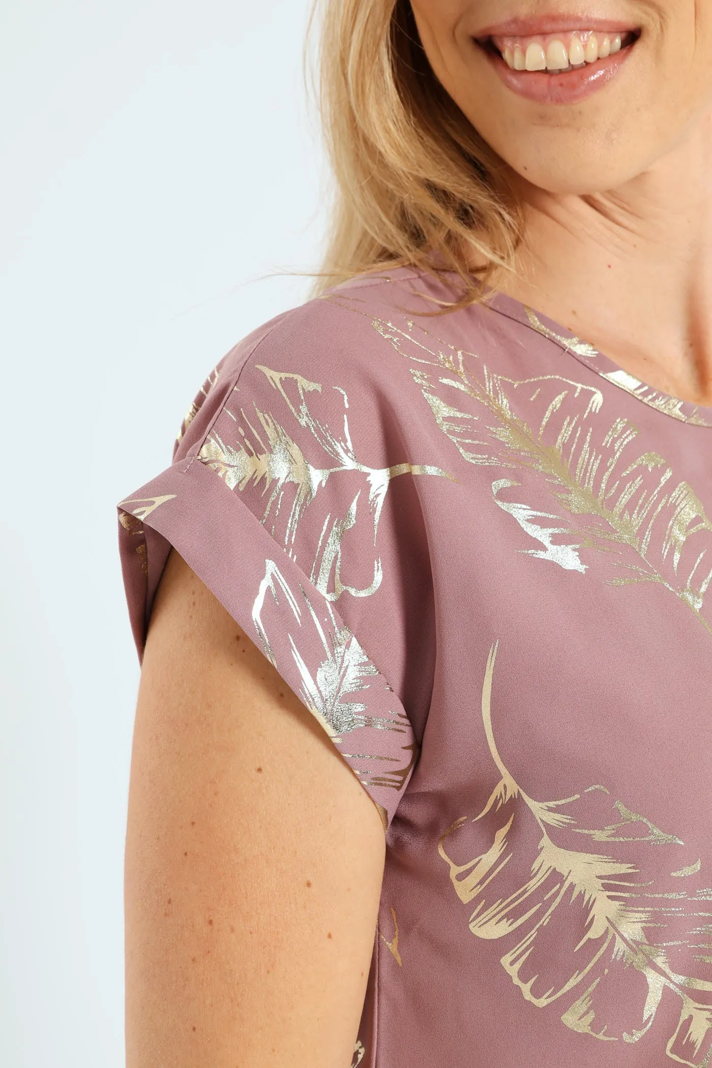 Formal Floral Tee - Mauve sold by Edgars product image thumbnail 2