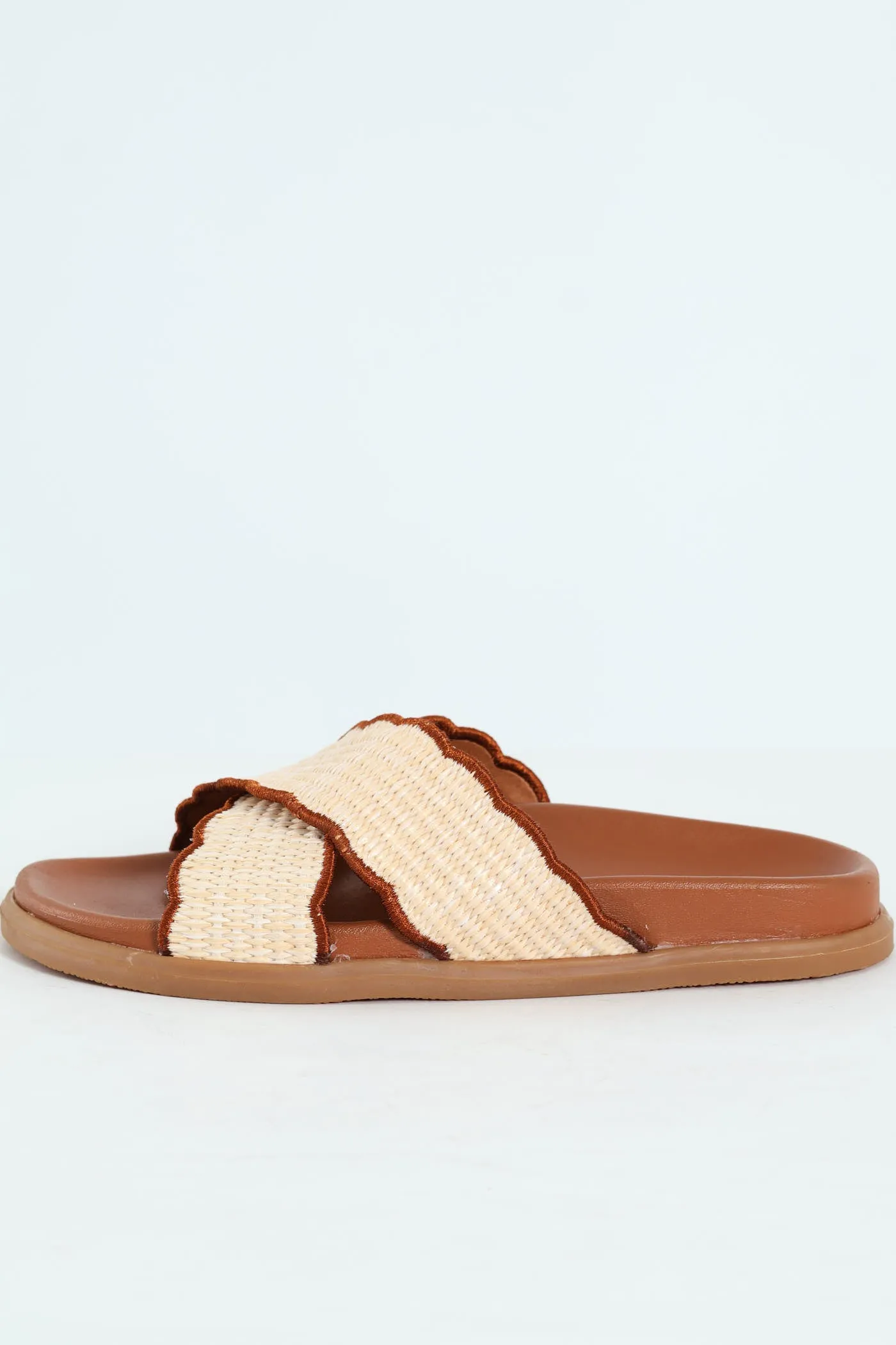 Crosstrap Scalloped Weave Sandal - Tan sold by Edgars product image thumbnail 4