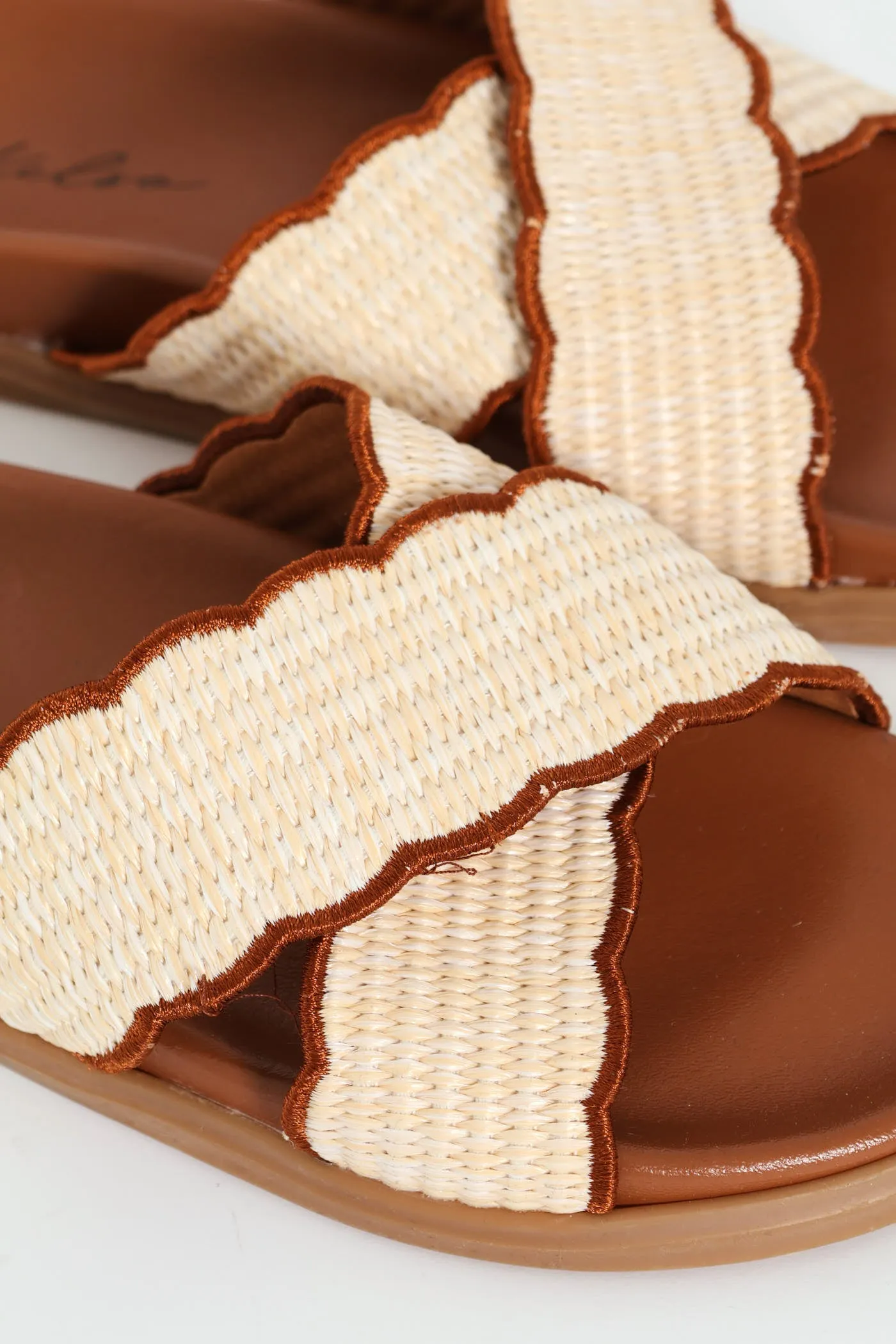 Crosstrap Scalloped Weave Sandal - Tan sold by Edgars product image thumbnail 2