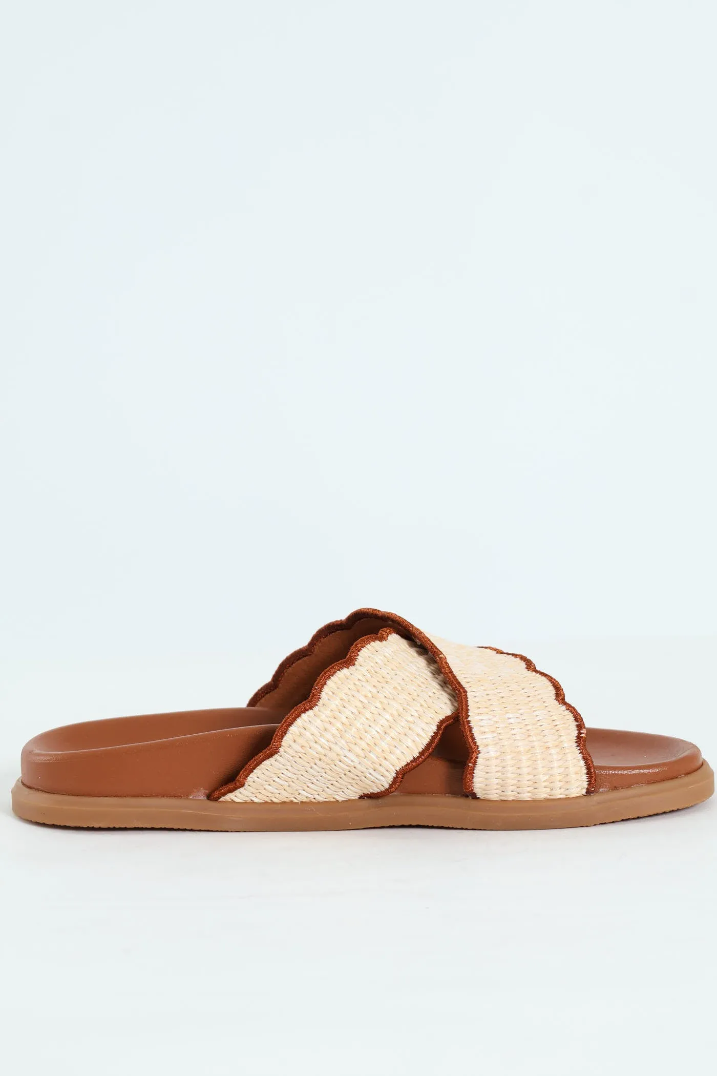 Crosstrap Scalloped Weave Sandal - Tan sold by Edgars product image thumbnail 3