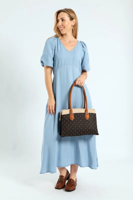 Chalbi Tote Bag - Brown made by Edgars