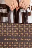 All Over Print Shopper Bag - Brown sold by Edgars