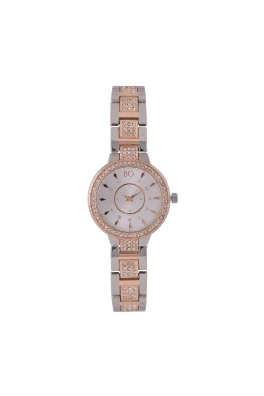 Bedazzle Watch - Silver & Rose Gold sold by Edgars