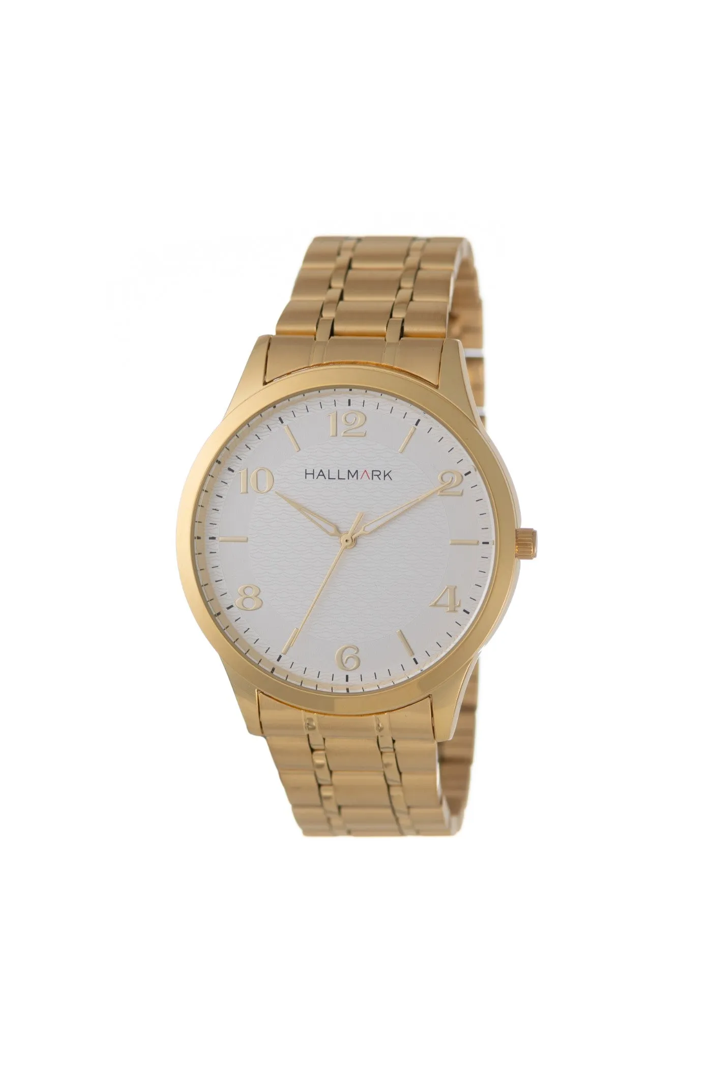 Round Silver Dial & Gold Bracelet Arabic Watch - Gold sold by Edgars