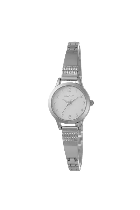 Silver Round Etched Bangle Watch - Silver sold by Edgars