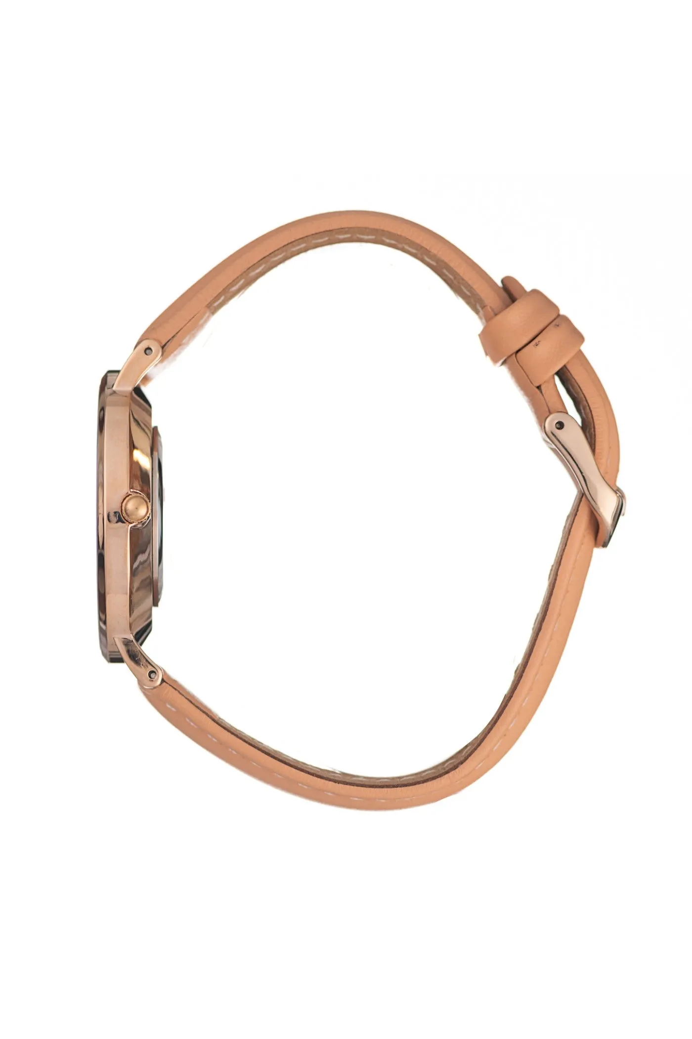 Rose Gold Tan Pu Leather Watch - Rose Gold sold by Edgars product image thumbnail 3