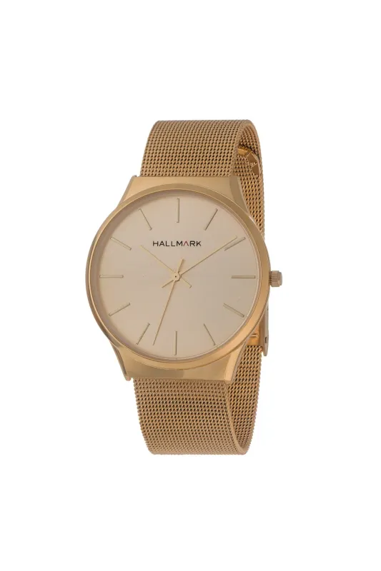 Gold Mesh Bracelet Watch - Gold sold by Edgars