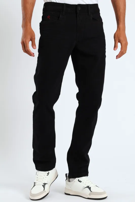 Callahan Slim Denim - Black sold by Edgars