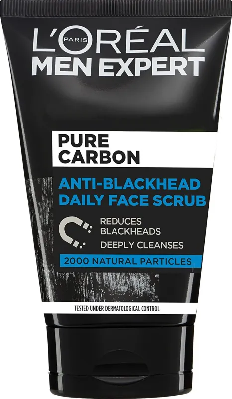 LOreal Men Expert Pure Charcoal Face Scrub sold by Edgars